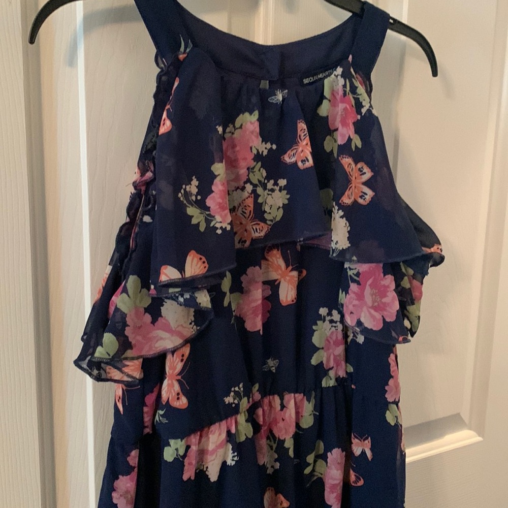 Girls sleeveless dress. Size 14. Like new.